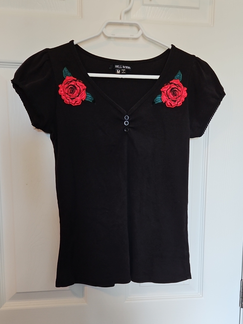 Hell Bunny Rose Top